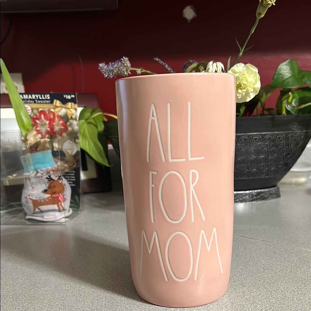 Rae Dunn Pink 8“ Artisan Ceramic Vase
